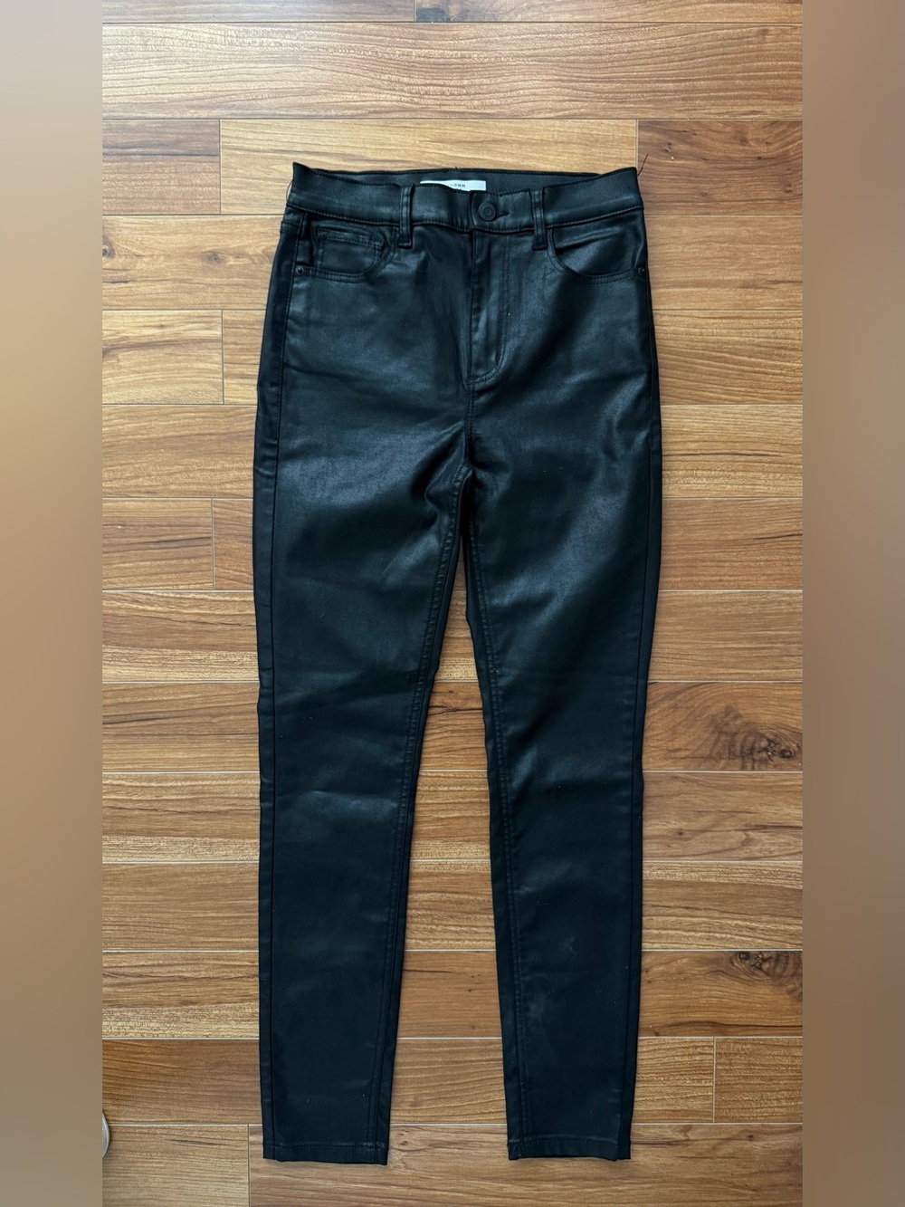Dynamite Kate Black Coated Skinny Jeans – Size 27